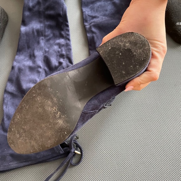 Suede thigh high boots - Picture 3 of 3